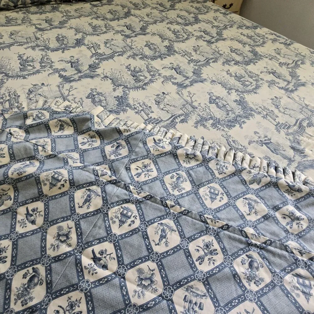 Jane Wilner FULL/QUEEN Duvet Cover Set 2 Shams 